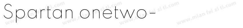 Spartan onetwo字体转换